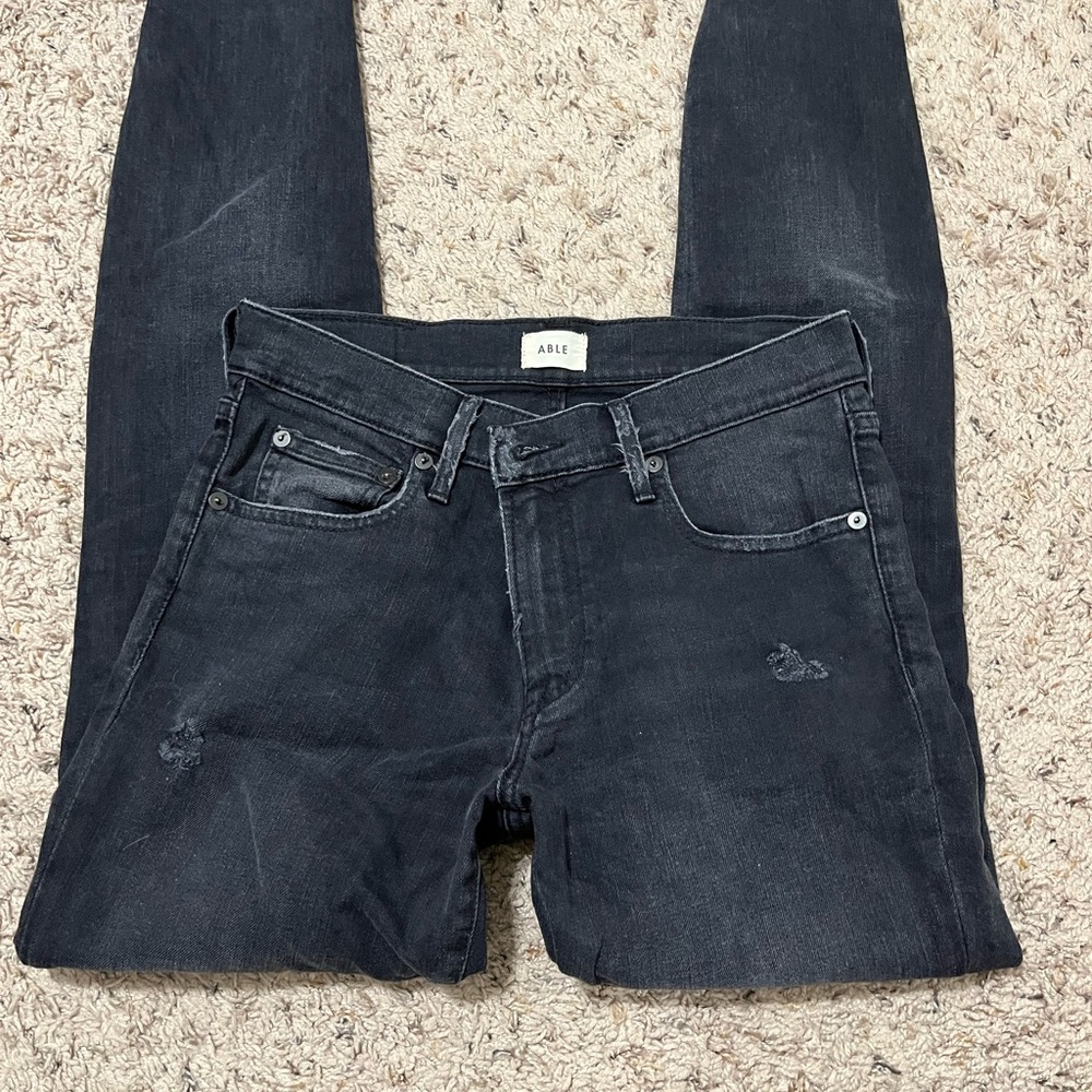 NWOT Live FashionABLE The Mildred Skinny black jeans Size 27